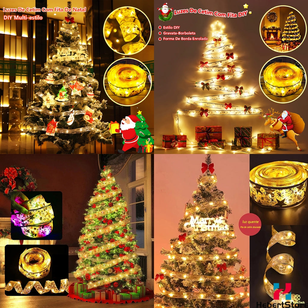 Árvore de Natal de Fita LED 10 m