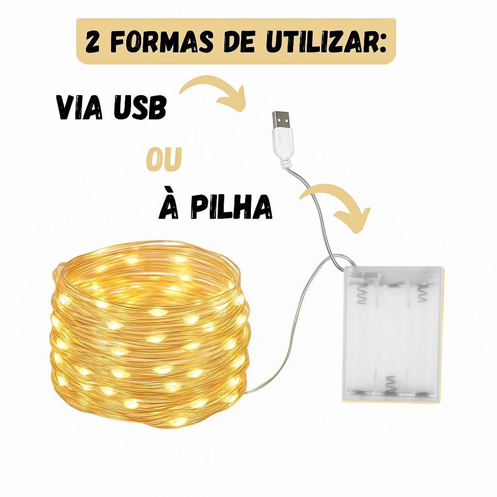 Fio de Luz de Fada 10 m