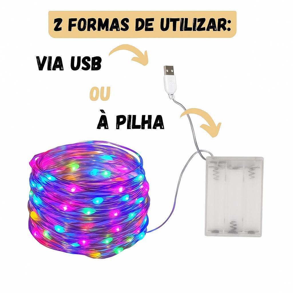 Fio de Luz de Fada 10 m