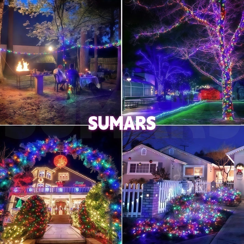 Luzes de Natal Solares
