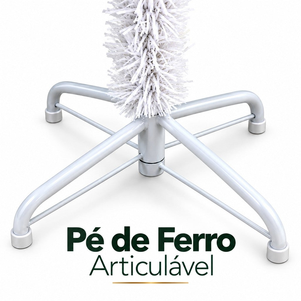Árvore de Natal 1,80 m com Pé de Ferro
