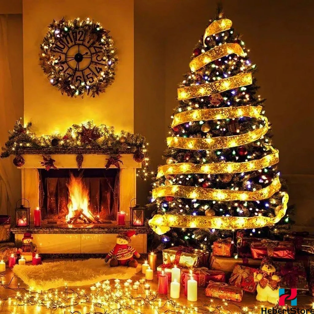 Árvore de Natal de Fita LED 10 m
