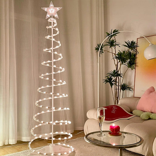 Árvore de Natal 1,80 m Iluminada com Enfeites