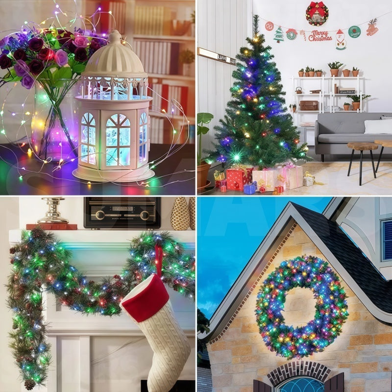 Luzes de Natal Solares