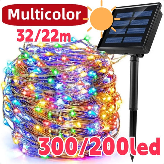 Luzes de Natal Solares