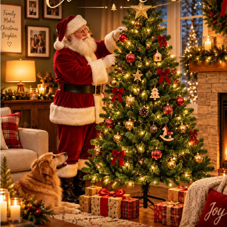 Árvore de Natal Pinheiro Canadense Luxo