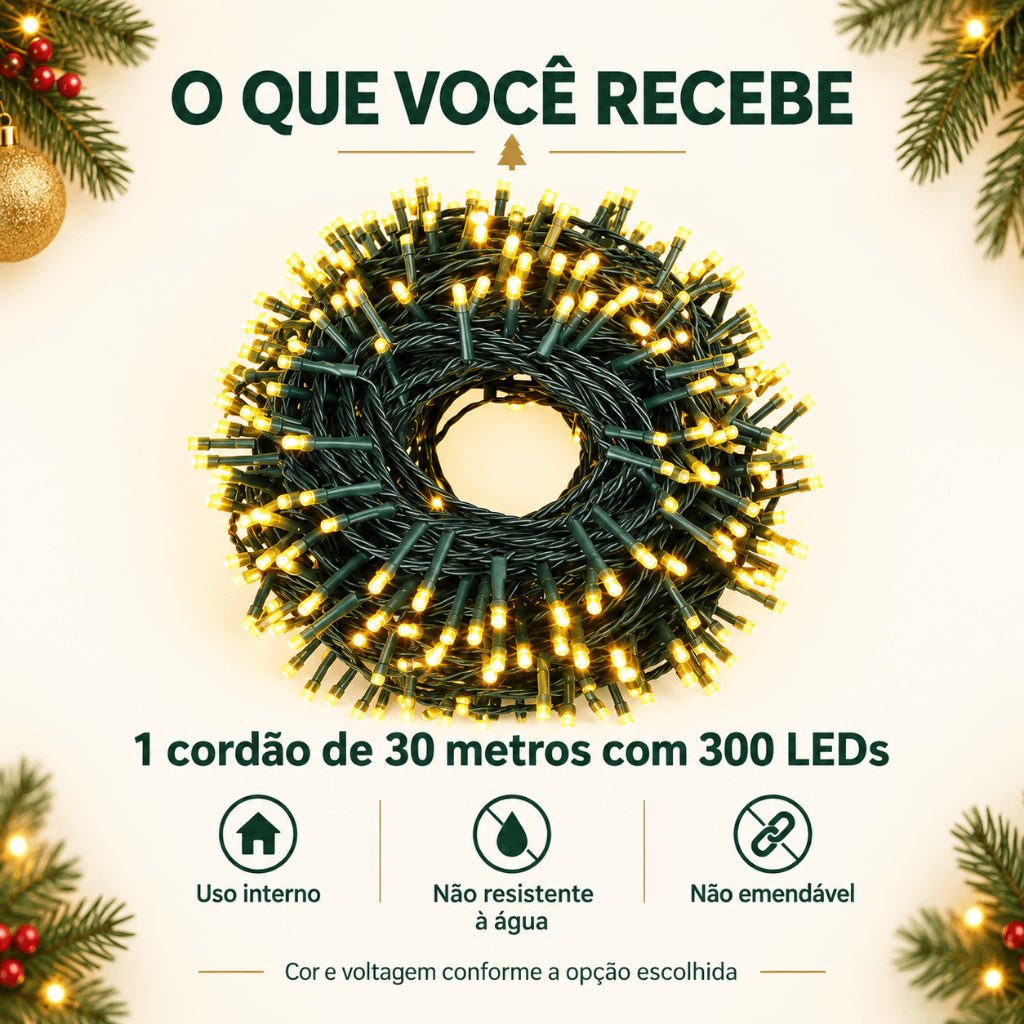 Pisca-Pisca 30 m 300 LEDs