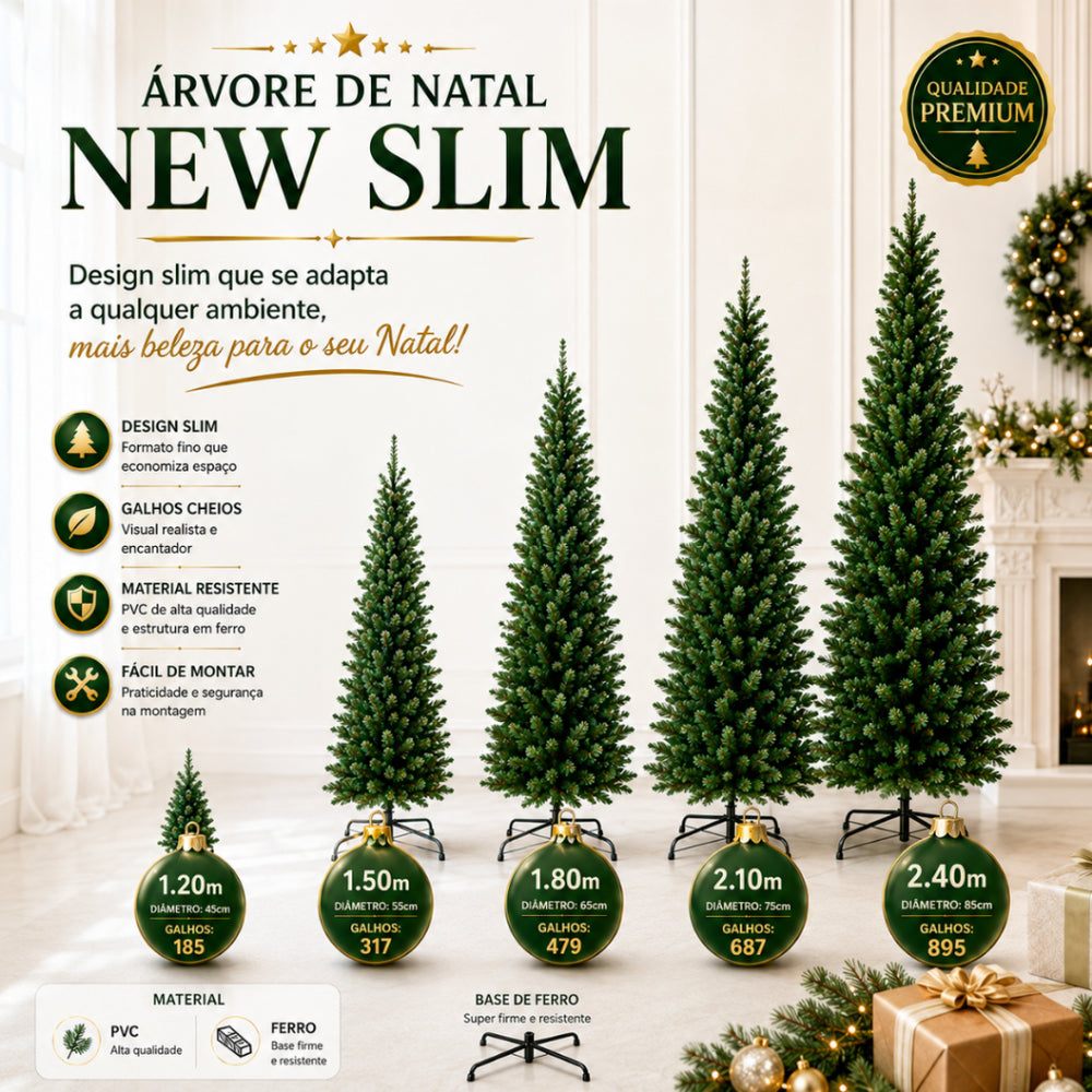 Árvore de Natal Slim