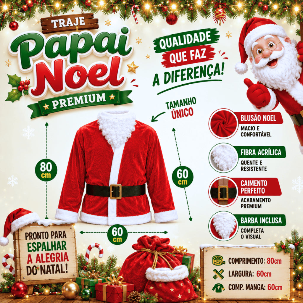 Fantasia de Papai Noel Completa