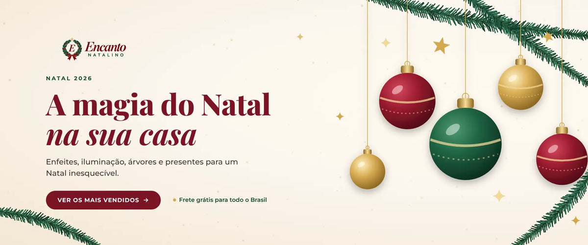 A magia do Natal na sua casa – frete grátis para todo o Brasil