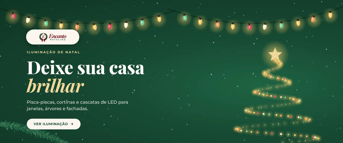 Encanto Natalino: iluminação de Natal – deixe sua casa brilhar