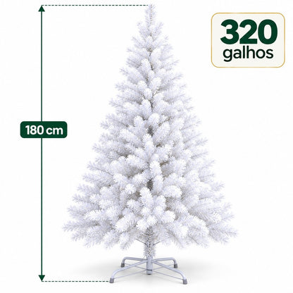 Árvore de Natal 1,80 m com Pé de Ferro